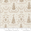 Moda Winter Friends Winter Damask Snowy White Fabric