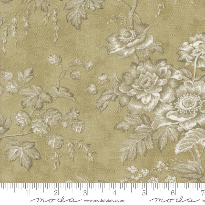 Moda 3 Sisters Meadow Greens Floral Sage Fabric