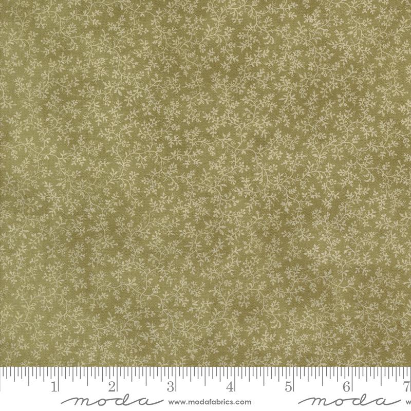Moda 3 Sisters Meadow Greens Poetic Vines Rosemary Fabric