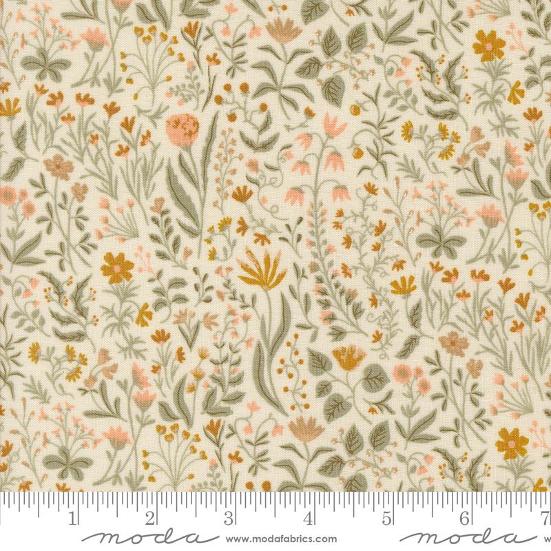 Moda Rainier Mountain Meadow Eggshell Fabric