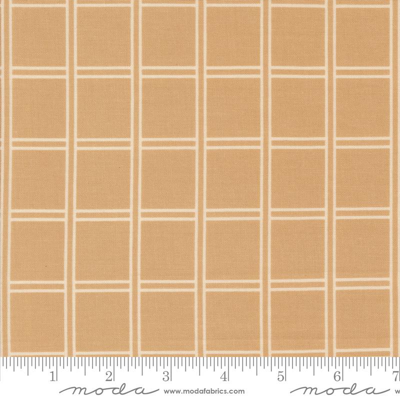 Moda Rainier Puget Sound Checks Tan Fabric