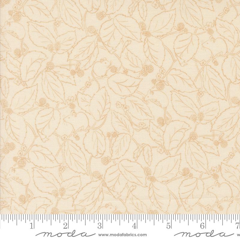 Moda Rainier Blackberry Bramble Eggshell Fabric