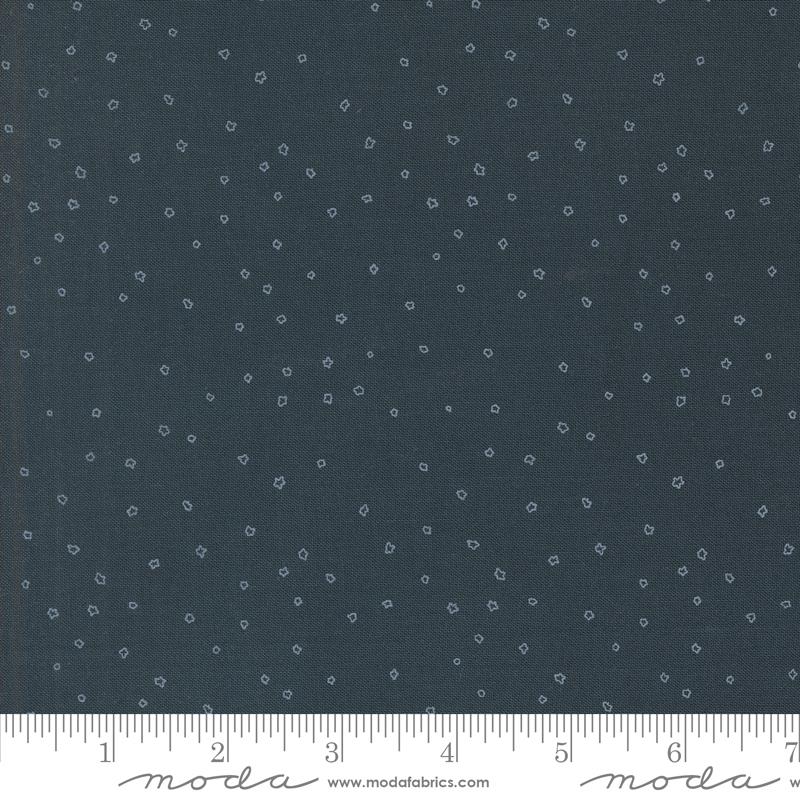 Moda Rainier Puddle Jumpers Dots Deep Sea Fabric