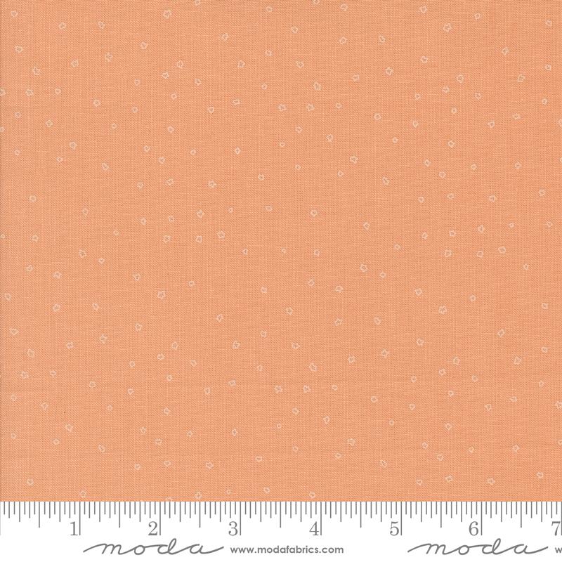 Moda Rainier Puddle Jumpers Dots Peach Fabric