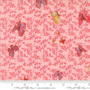 Moda Superbloom Butterfly Trellis Carnation Fabric