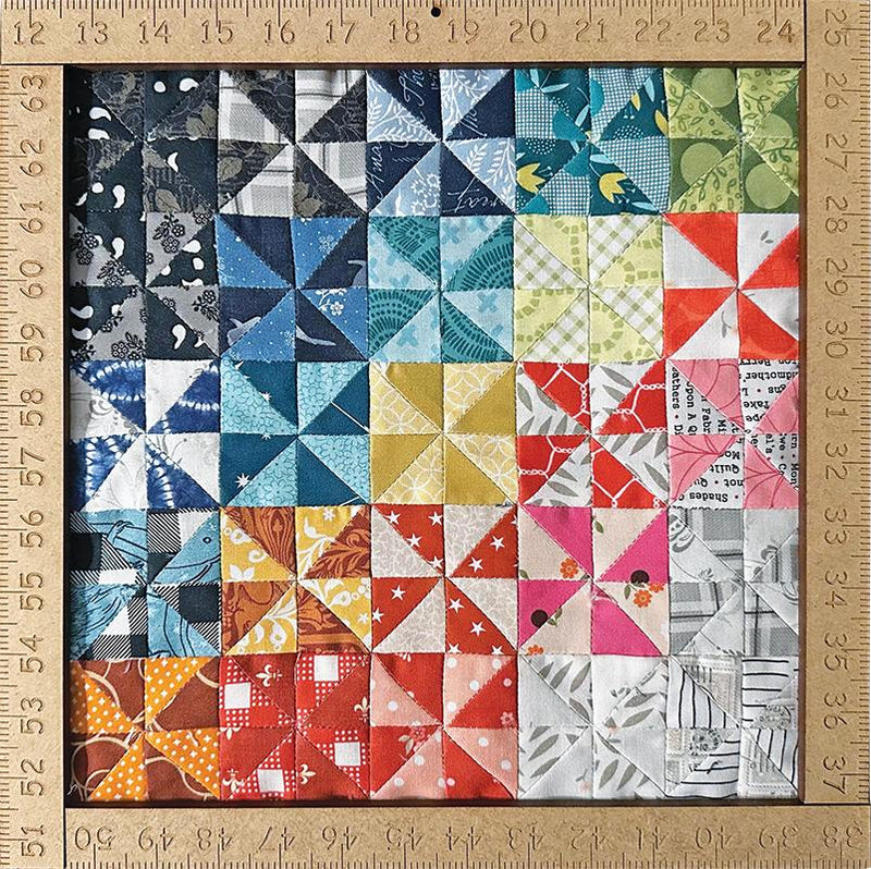 Moda 50 Years Just A Little Box Quilt Kit And Frame