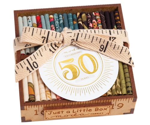 Moda 50 Years Just A Little Box Quilt Kit And Frame