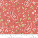 Moda Muse Paisley Vine Scarlet Fabric