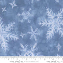 Moda Winter Chill Snowflakes Winter Shibori Glacier Fabric