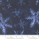 Moda Winter Chill Snowflakes Winter Shibori Midnight Fabric