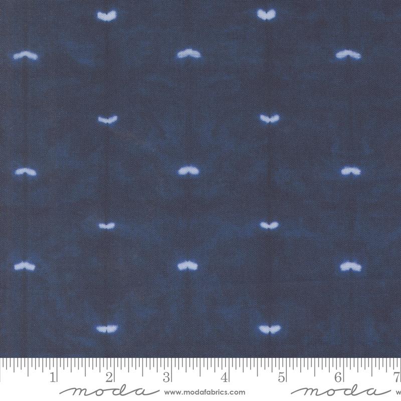 Moda Winter Chill Starlight Blender Shibori Midnight Fabric