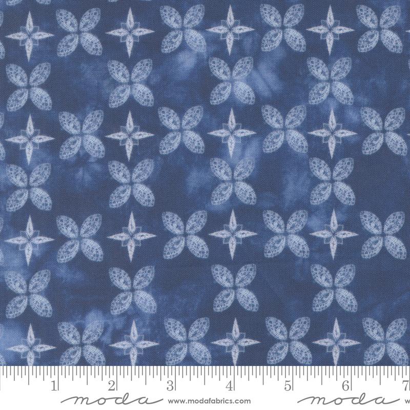 Moda Winter Chill North Star Blender Shibori Dusk Fabric