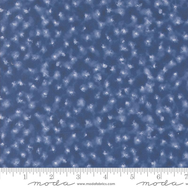Moda Winter Chill Starry Night Shibori Dusk Fabric