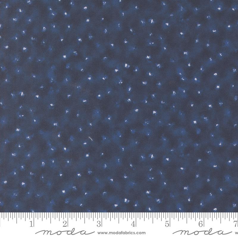 Moda Winter Chill Starry Night Shibori Midnight Fabric