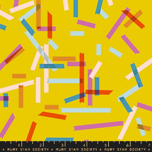 Ruby Star Society Washi Plus Novelty Tape Goldenhour Fabric