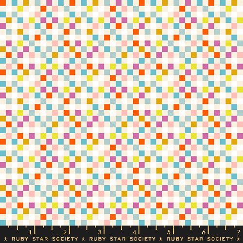 Ruby Star Society Washi Plus Checkmate Checks Natural Fabric