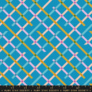 Ruby Star Society Washi Off Grid Checks Bright Blue Fabric