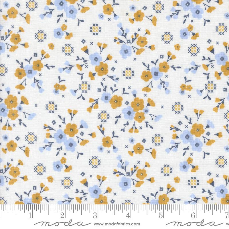 Moda Sun Drenched Stitched Lullaby Cloud Fabric