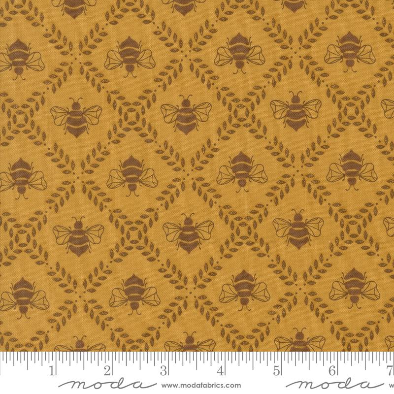 Moda Sun Drenched Gathering Honey Golden Fabric