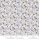 Moda Sun Drenched Tiny Floral Toss Cloud Indigo Fabric