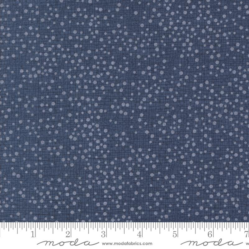 Moda Dotty Thatched 94 Navy Fabric
