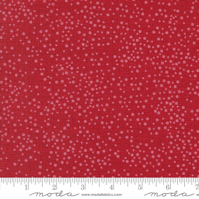 Moda Dotty Thatched 119 Scarlet Fabric