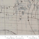 Moda Modern Backgrounds Blueprint Fog Wide Back Fabric