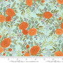 Moda I Love Fall Most Fall Florals Aqua Fabric