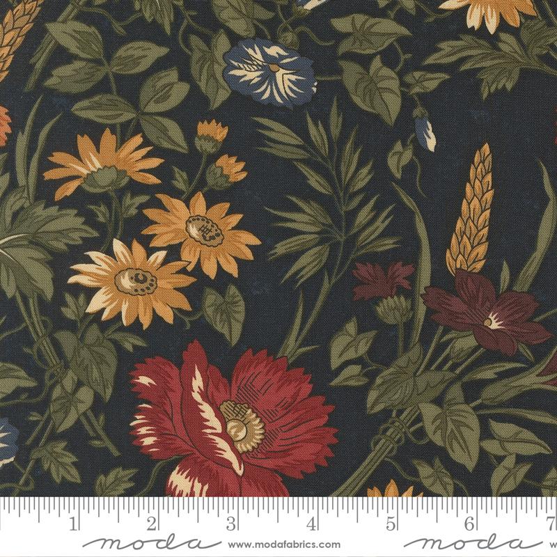 Moda Wheatland Florals Cornflower Fabric