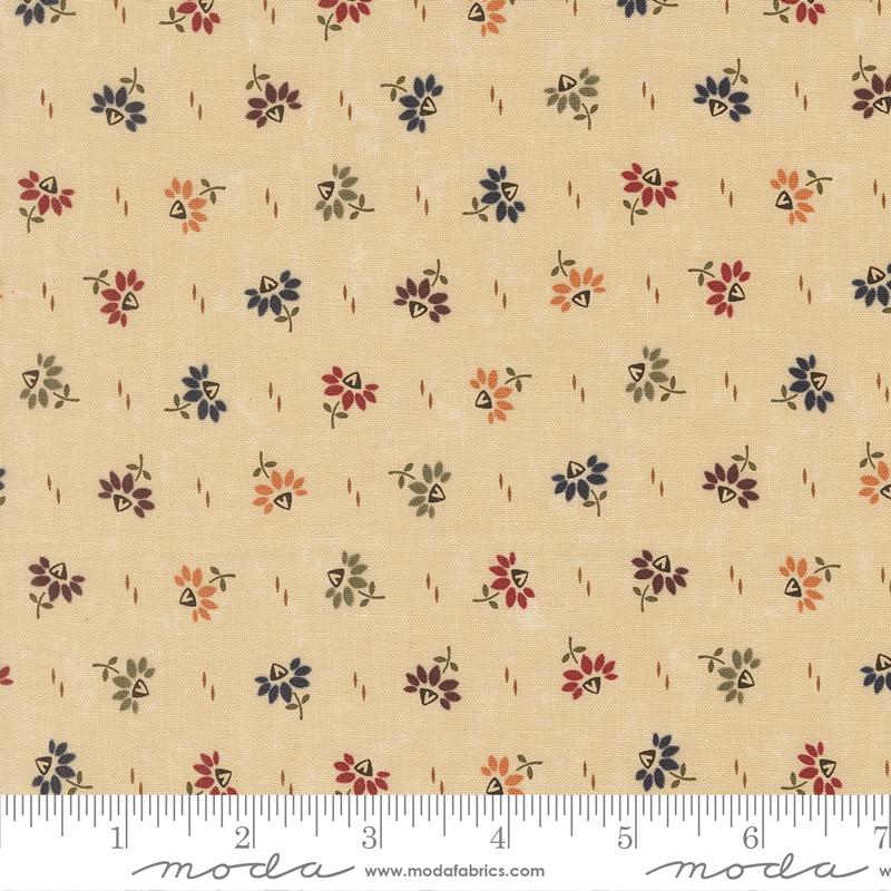 Moda Wheatland Coneflower Wheat Fabric