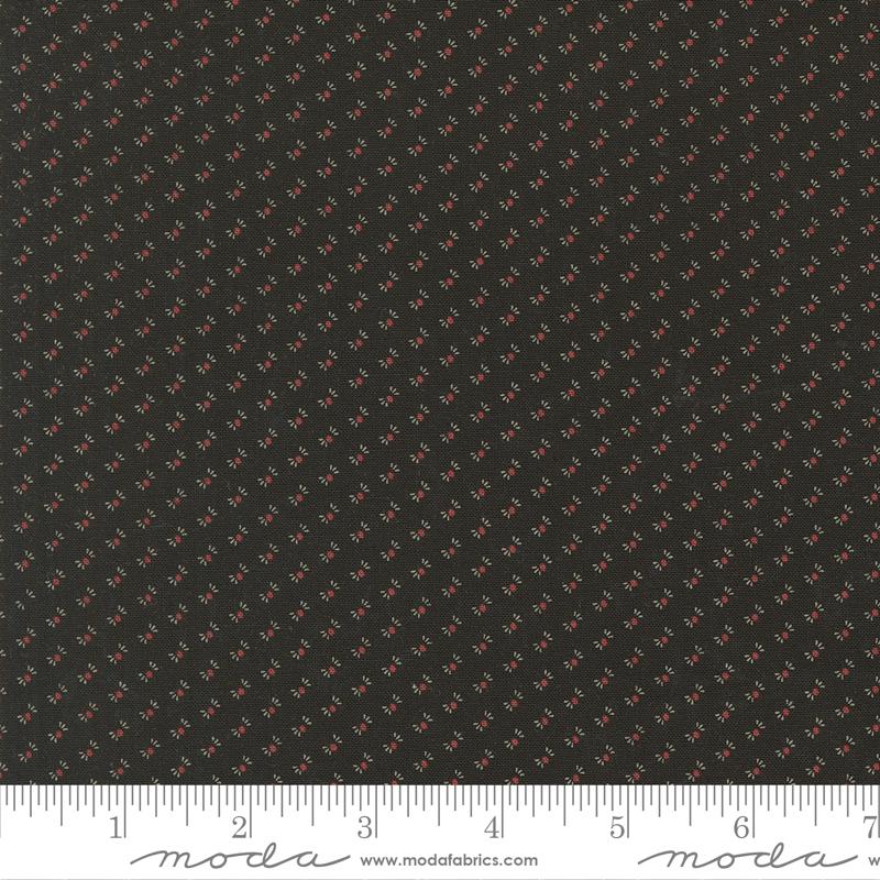 Moda Wheatland Wildflower Seed Blender Slate Fabric