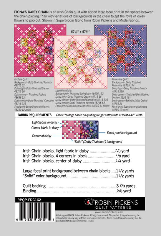 Robin Pickens Fiona's Daisy Chain Pattern