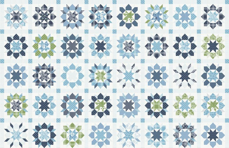 Moda Nantucket Summer 60 Inch Swoon Cheater Panel