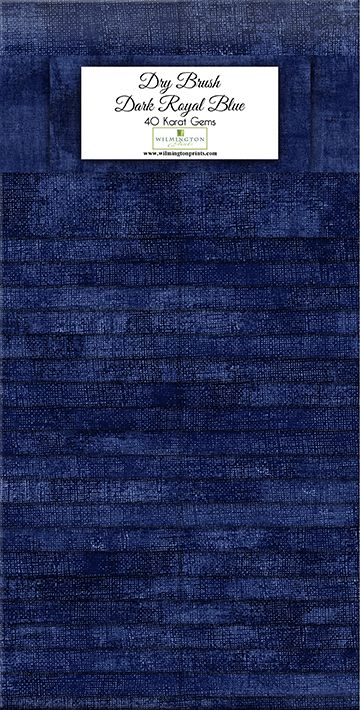 Wilmington Prints Dry Brush Dark Blue 40 Karat Gems