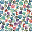 Studio E Neighborhood Association Big Dots Off White Fabric