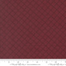 Moda Prairie Gathering Stitched Grid Merlot Flannel Fabric