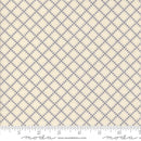 Moda Prairie Gathering Stitched Grid Porcelain Indigo Flannel Fabric