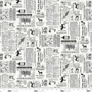 Studio E Neighborhood Association Newspaper Ads Off White Fabric