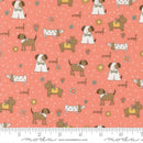 Moda Lucky Puppy Parade Flower Fabric