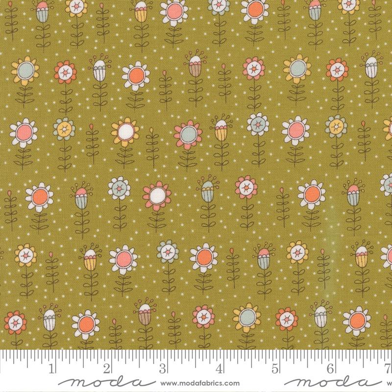 Moda Lucky Bloom Grass Fabric