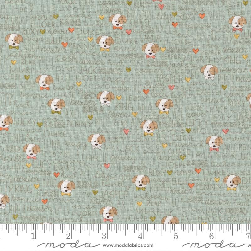 Moda Lucky Buddies Sky Fabric