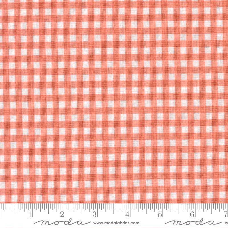 Moda Lucky Gingham Flower Fabric