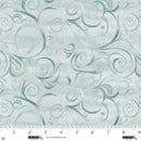 Studio E Hazy Shade Of Winter Swirls Ice Fabric