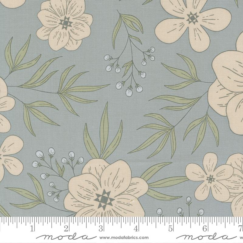 Moda Potted Star Bloom Mist Fabric