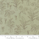 Moda Potted Indoor Jungle Sage Fabric