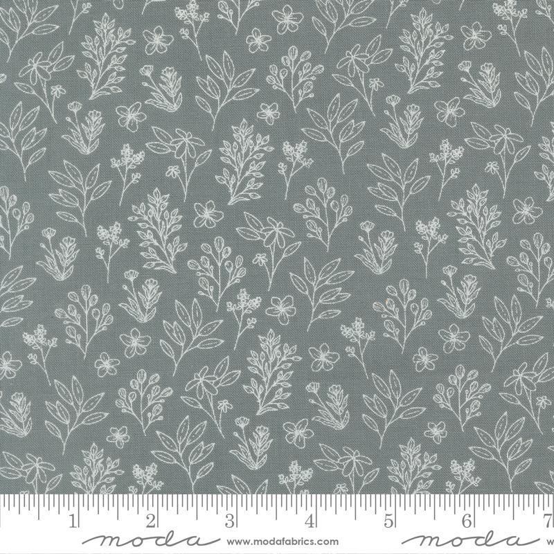 Moda Potted Cuttings Ocean Fabric