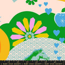 Ruby Star Society Best Day Ever Retro Kitsch Vintage Verdant Fabric