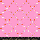 Ruby Star Society Best Day Ever Diamond Flowers Flamingo Fabric