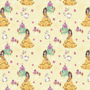 Camelot Fabrics Heart of a Disney Princess Belle Yellow Fabric