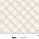 Studio E Sleepy Teddy Plaid Oatmeal White Fabric